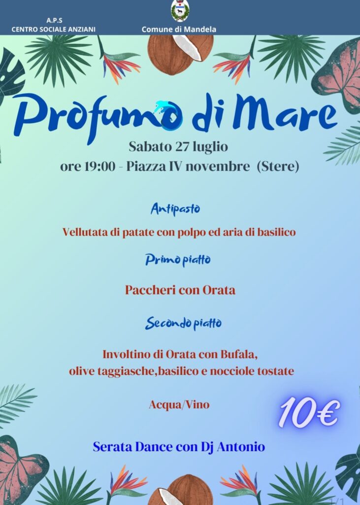 PROFUMO DI MARE – 2° EDIZIONE